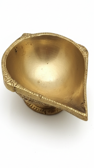 Handcrafted Brass Oil Lamp (Diya) Bowl