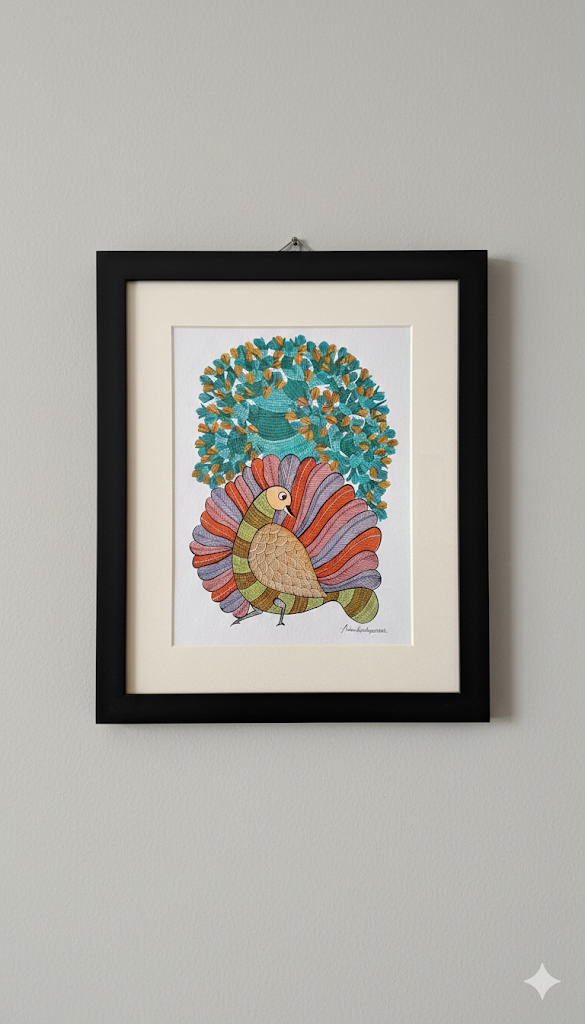 The Majestic Peacock's Bloom