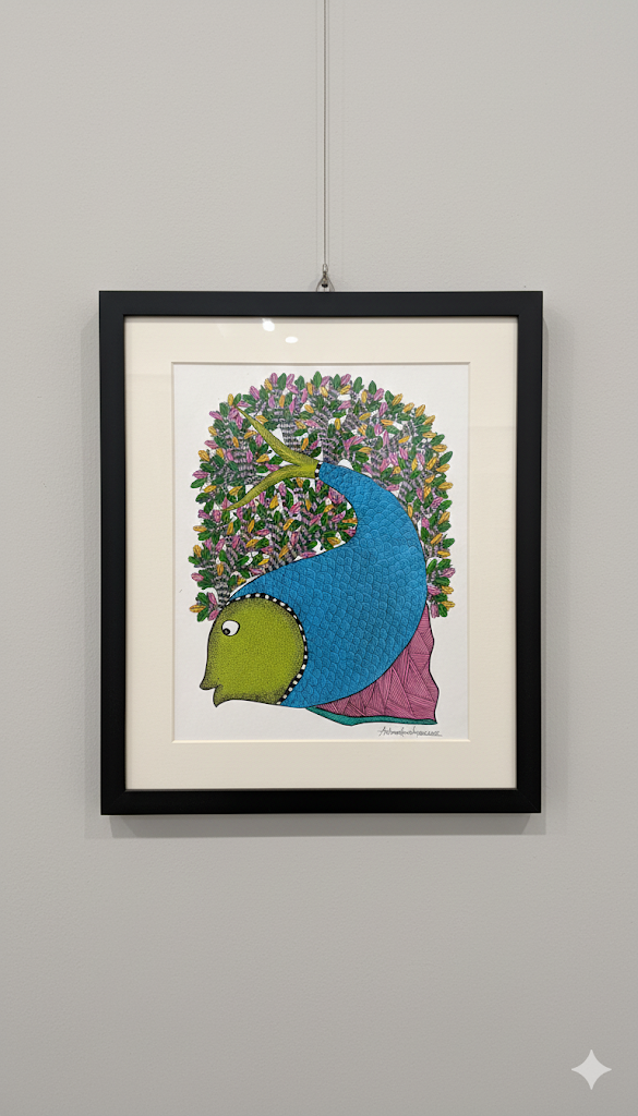 The Sapphire Voyager: A Gond Aquatic Tale