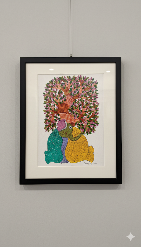The Elephant's Embrace: A Gond Tale of Shelter